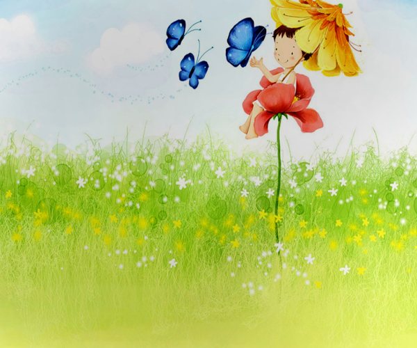 Дети цветы жизни рисунок