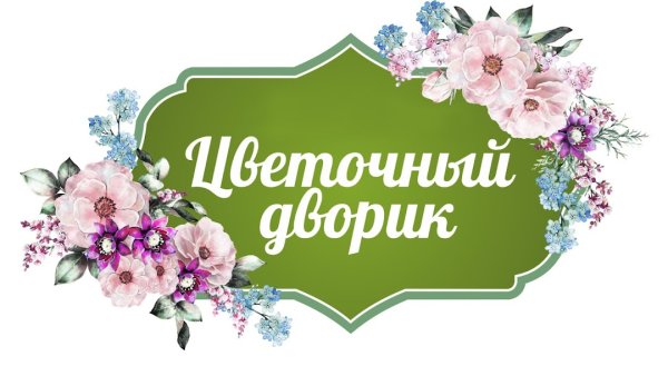 Баннер для магазина цветочный дворик