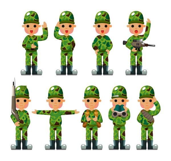 Фигурки военных для печати
