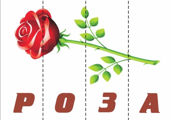 Разрезные картинки цветы для детей 5-6 лет