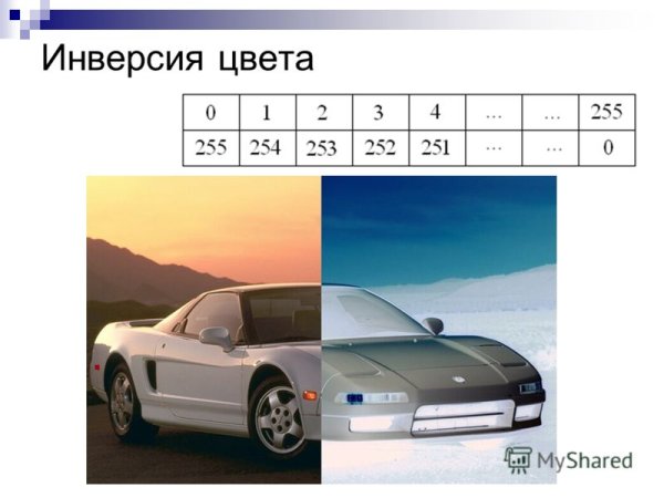 Инверсия цвета