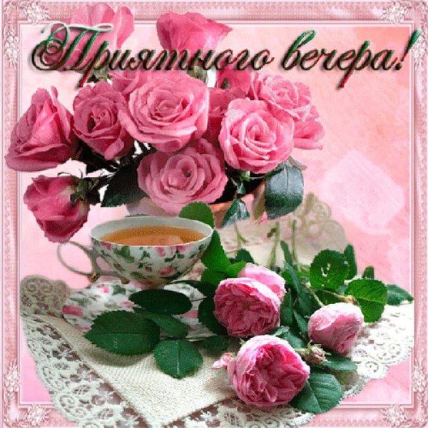 Хорошего вечера розы