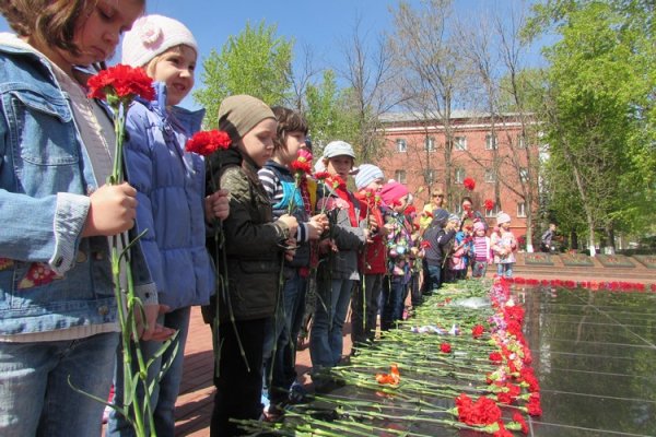 Возложение цветов к могиле неизвестного солдата в Москве