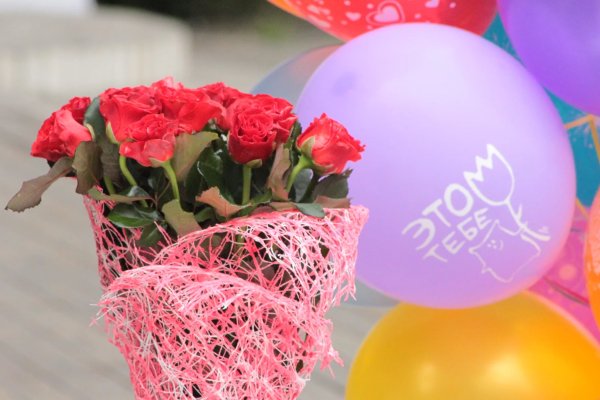 Букеты с шарами и цветами