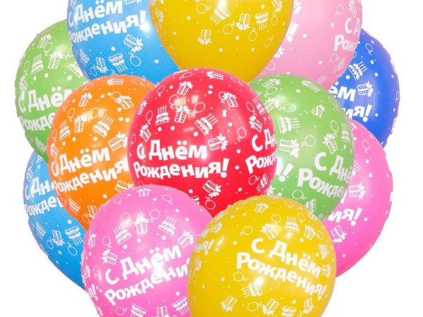 Шары с днем рождения