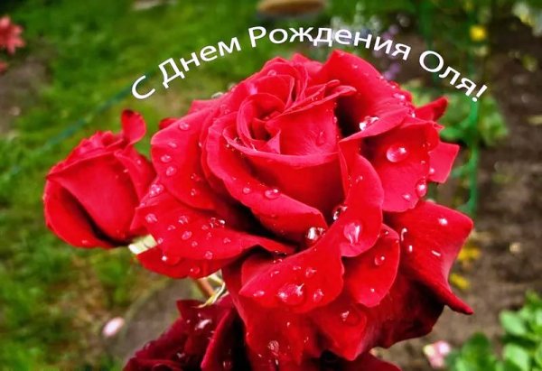 Оля с днём рождения