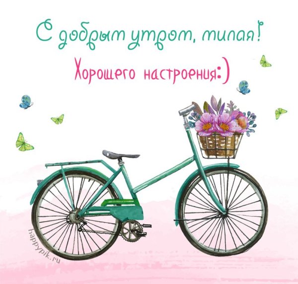 Доброе утро велосипед