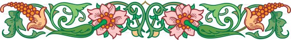 Узор цветы линия