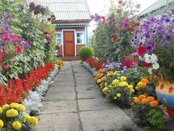 Клумба Бабушкин палисадник