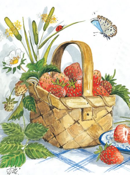 Полянка с грибами