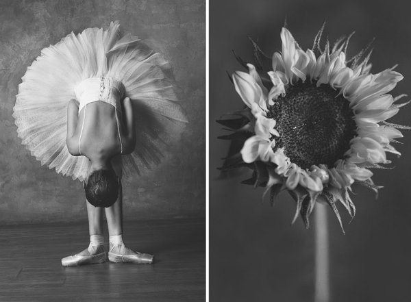 Фотограф Юлия Артемьева балерина и цветы