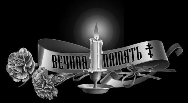 Свеча и цветы на памятник