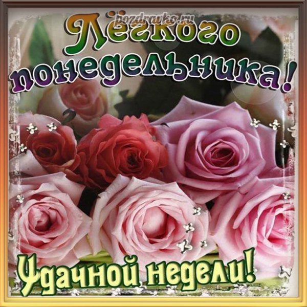 Красивые открытки с понедельником