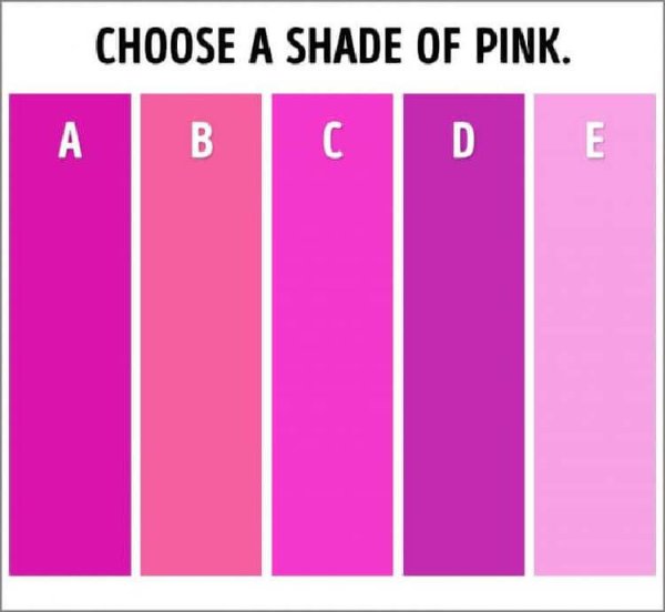 Различать оттенки цветов