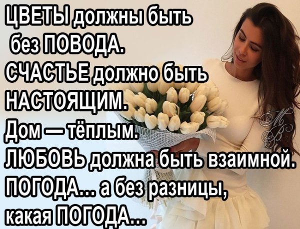 Цветы без повода