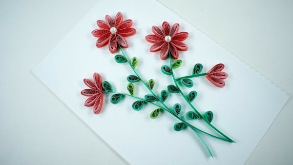 Квиллинг цветы пошагово