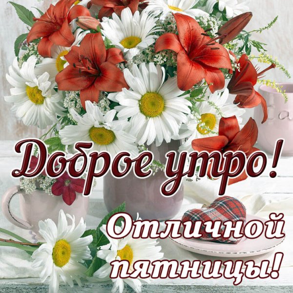 Хорошей пятницы ромашки