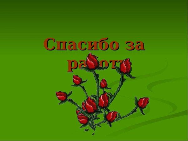 Спасибо за внимание