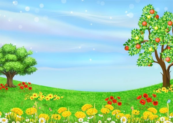 Природа Лесная Поляна Берёзовая роща