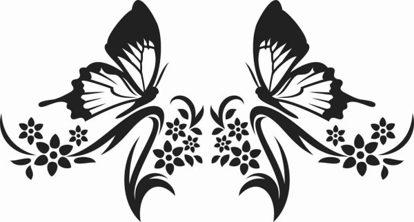 Трафарет "цветы"