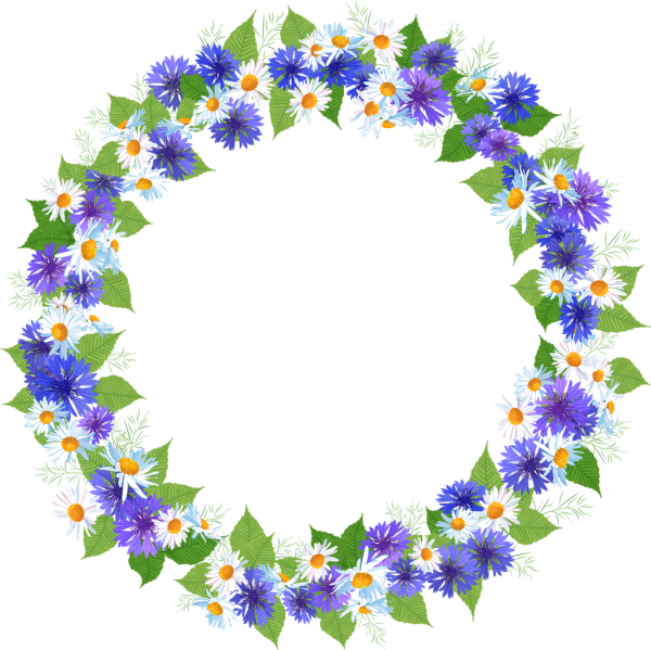 Венок из полевых цветов