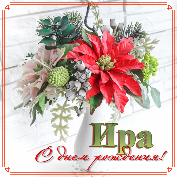 Ира с днём рождения