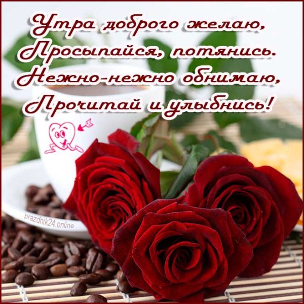 С добрым утром розы