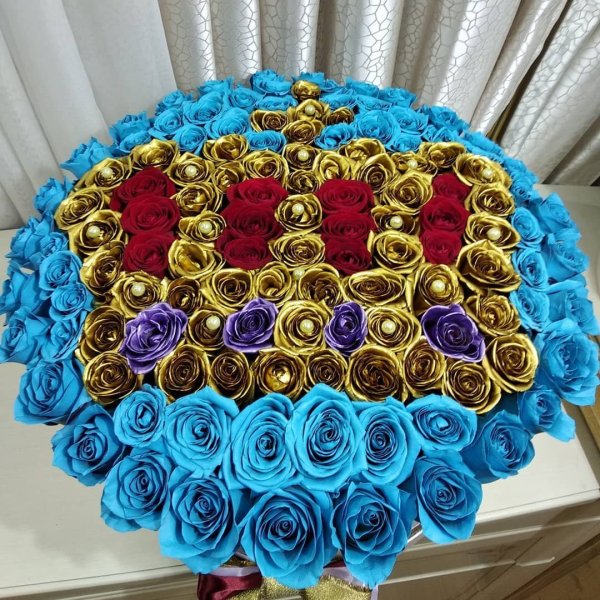 Шикарный букет гортензий