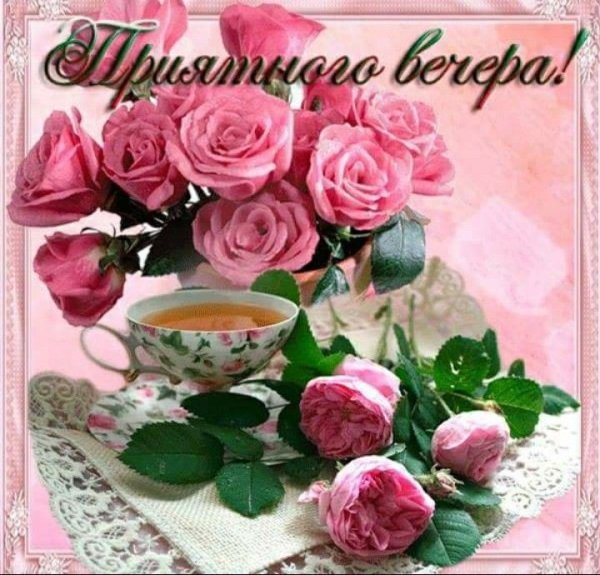 Хорошего вечера розы