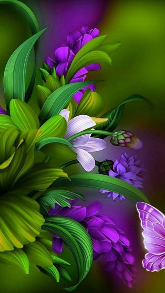 Сказочные цветы