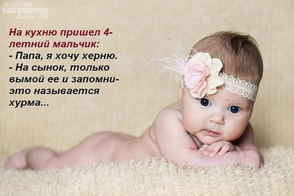 Смешные цитаты про детей