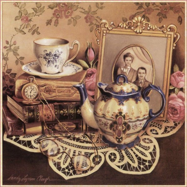 Шикарные цветы и кофе