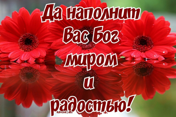 Доброе утро с Богом