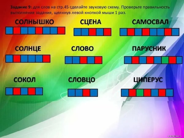 Звуковые схемы