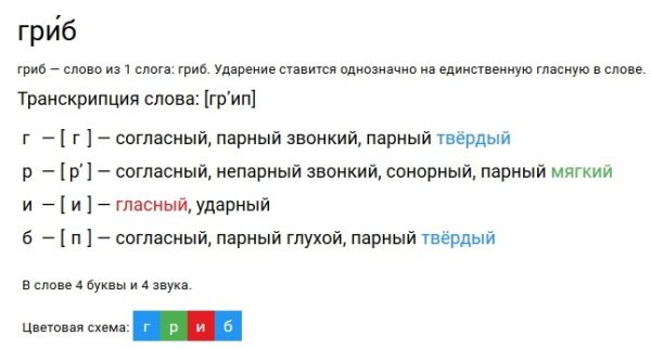 Состав слова разбор слова по составу