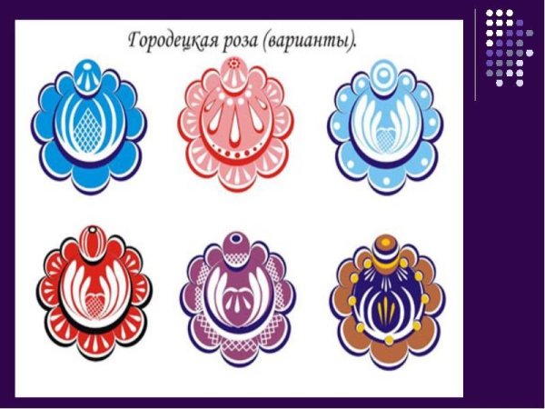 Городецкая роспись в детском саду старшая группа