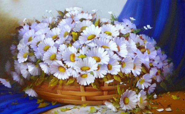 Васильки букет