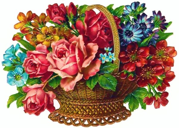 Винтажные весенние букеты