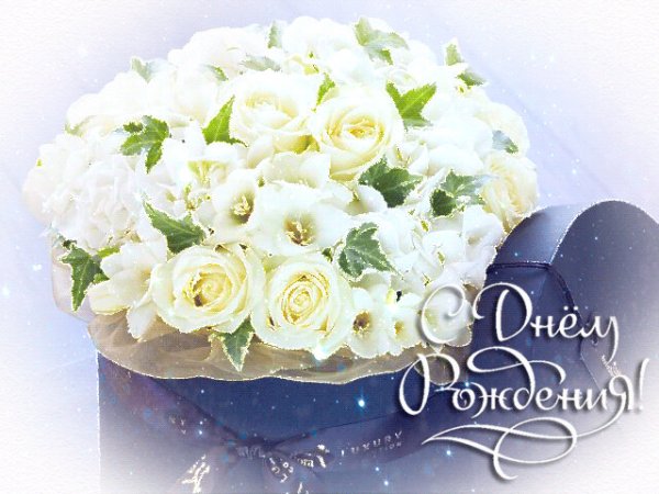 Белые розы на день рождения - фото и картинки натяжныепотолкибрянск.рф
