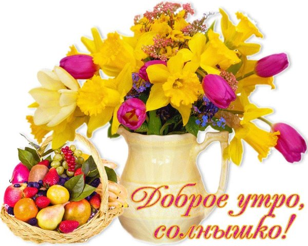 Стлобрым утром, солнышко