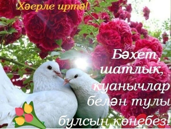 Хәерле иртә на татарском мусульманские