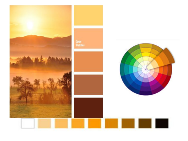 Монохромная цветовая Гармония