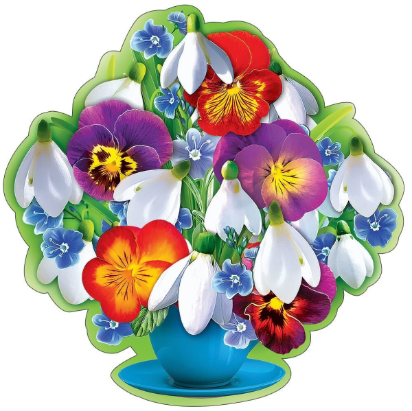 Цветы на скотче