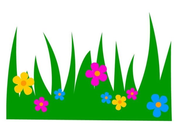 Цветочки весенние для вырезания