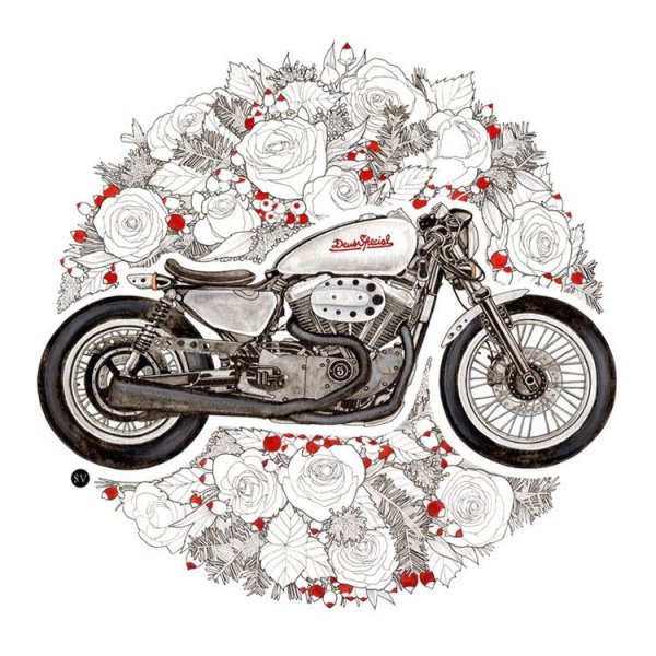 Мотоцикл Графика