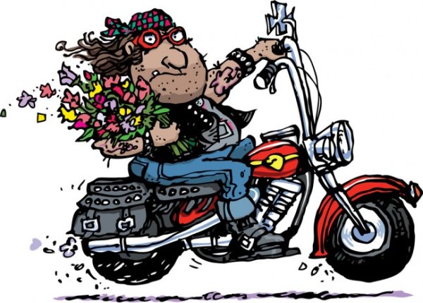 Байкер романтика