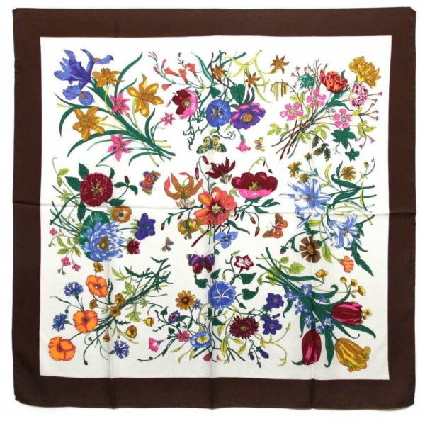 Павлопосадский платок шалфей