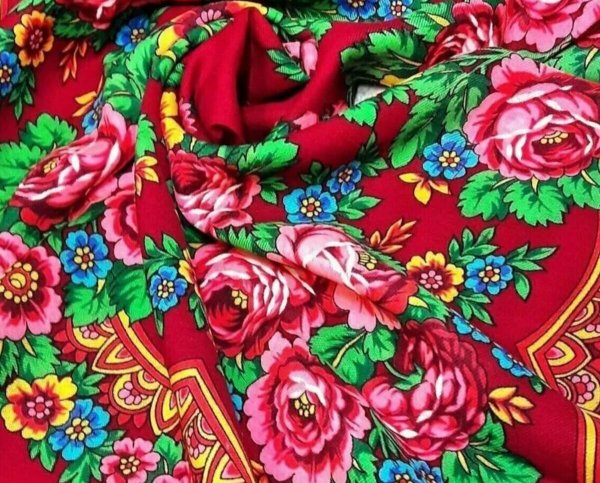 Павловопосадский расписной платок