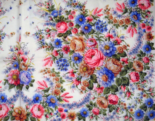 Платок Павлопосадский молитва 146-146 353-20