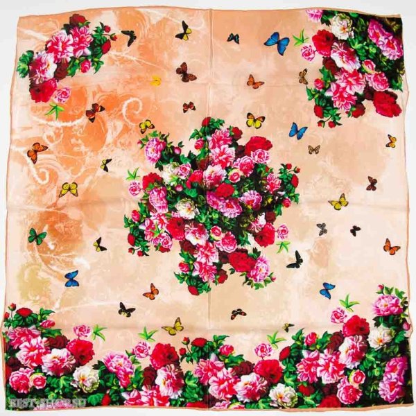 Павлопосадские платки художник Жукова Елена